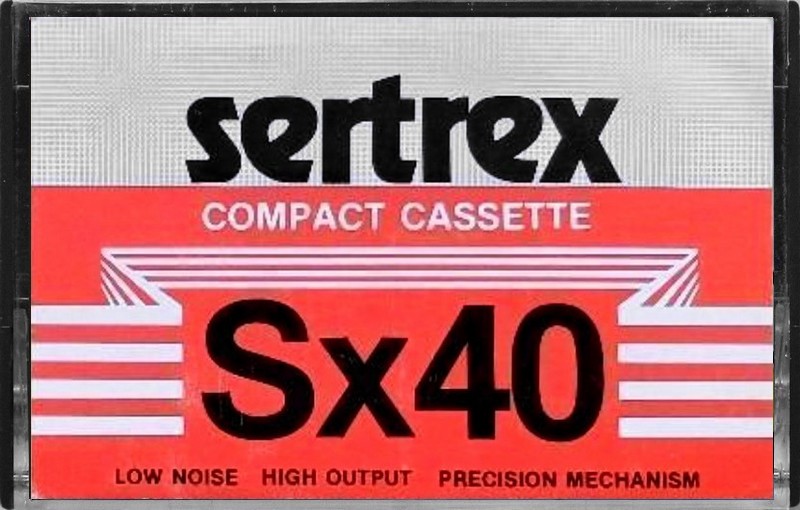 Compact Cassette sertrex SX 40 Type I Normal Hungary