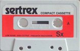 Compact Cassette sertrex SX 40 Type I Normal Hungary