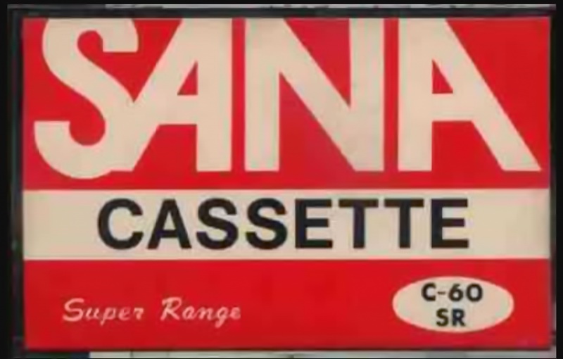 Compact Cassette Sana 60 "SR" Type I Normal 1980 Japan
