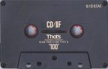 Compact Cassette Thats CD-IIF 100 Type II Chrome 1991 Europe