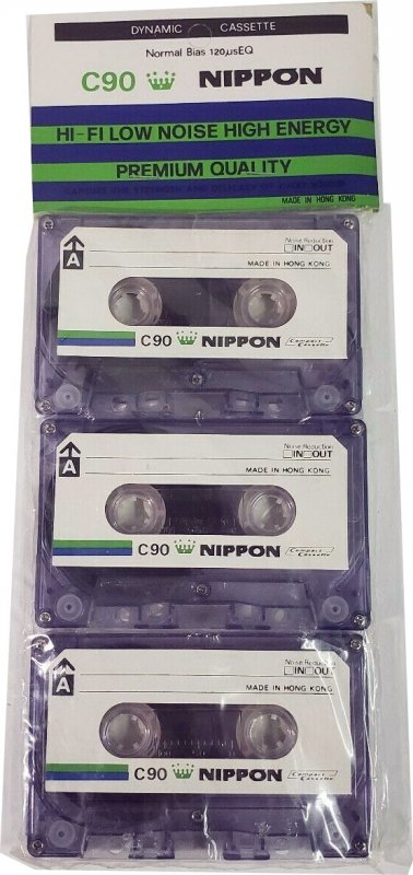 Compact Cassette Nippon 60 Type I Normal Hong Kong
