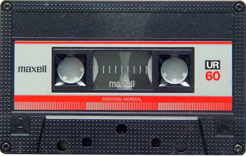 Compact Cassette Maxell UR 60 Type I Normal 1986 Europe