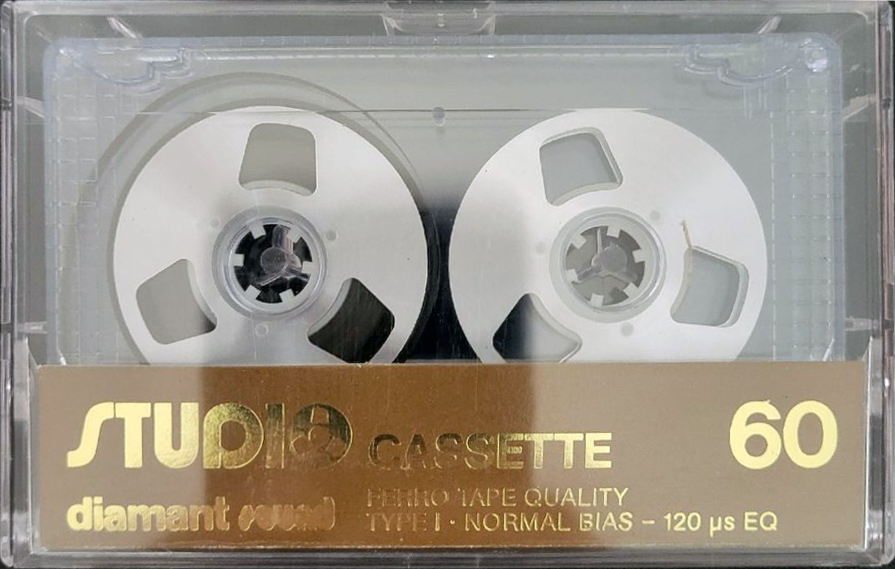 Compact Cassette Diamant (ABM) Sound 60 "STUDIO cassette" Type I Normal Europe
