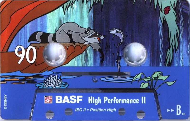 Compact Cassette BASF High Performance II 90 "Pocahontas Edition 1" Type II Chrome 1995 Europe