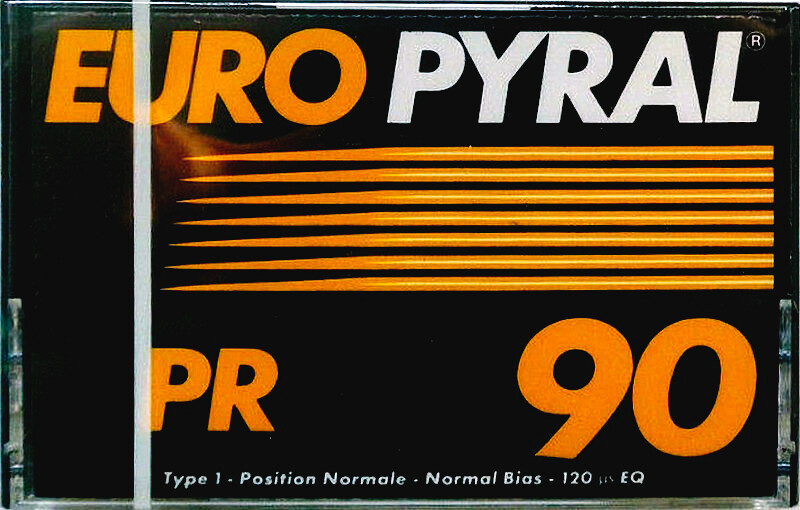 Compact Cassette Europyral PR 90 Type I Normal 1984 France