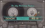 Compact Cassette Denon RS 90 "RS90W" Type I Normal 1991 Japan