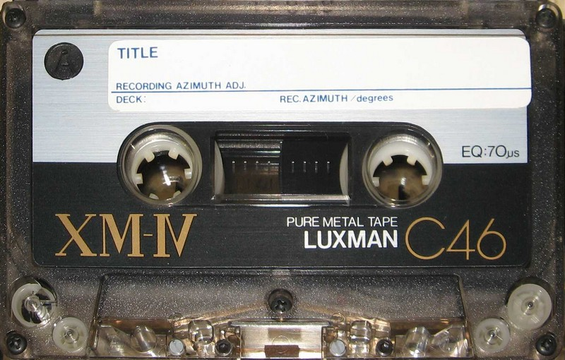 Compact Cassette Luxman XM-IV 46 Type IV Metal 1978 Japan