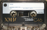 Compact Cassette Luxman XM-IV 46 Type IV Metal 1978 Japan