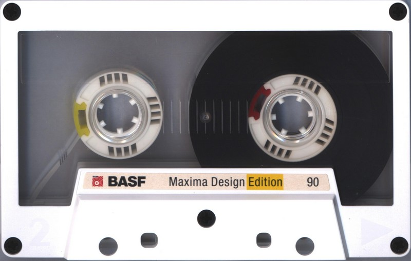 Compact Cassette BASF Chrome Maxima II 90 "Maxima Design Edition" Type II Chrome 1991 Europe