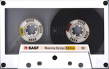 Compact Cassette BASF Chrome Maxima II 90 "Maxima Design Edition" Type II Chrome 1991 Europe
