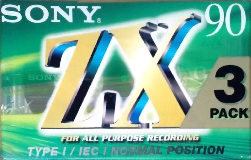 3 pack Sony ZX 90 "3C-90ZXA" Type I Normal 1999 Europe