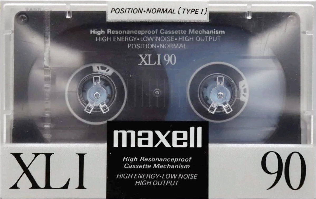 Compact Cassette Maxell XLI 90 Type I Normal 1988 Japan