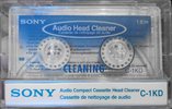 Compact Cassette Sony "C-1KD" Cleaning Cassette Europe