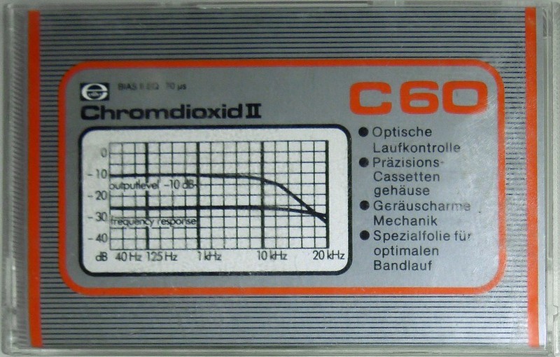 Compact Cassette Elite 60 Type II Chrome 1982 Germany