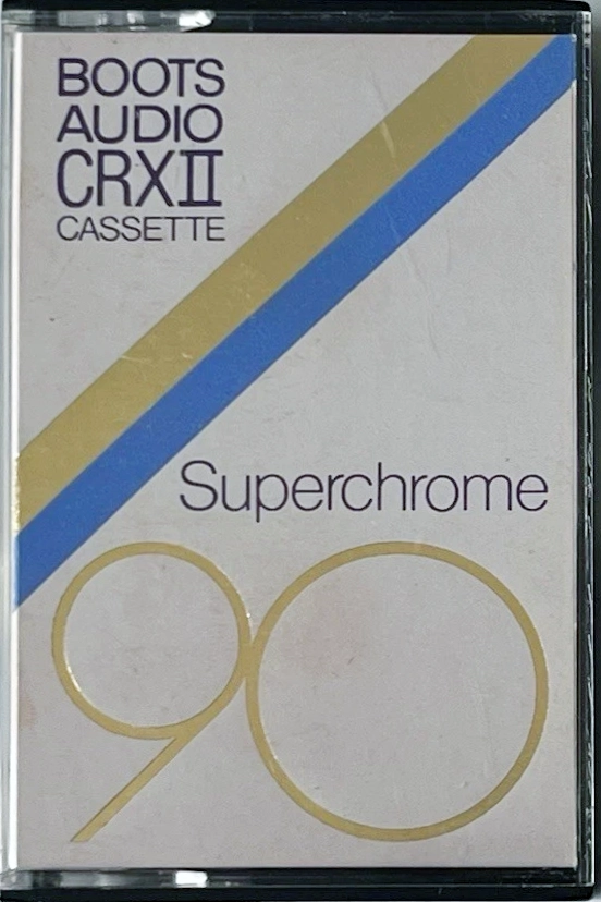 Compact Cassette Boots / Boots Audio CRX-2 90 Type II Chrome 1982 UK