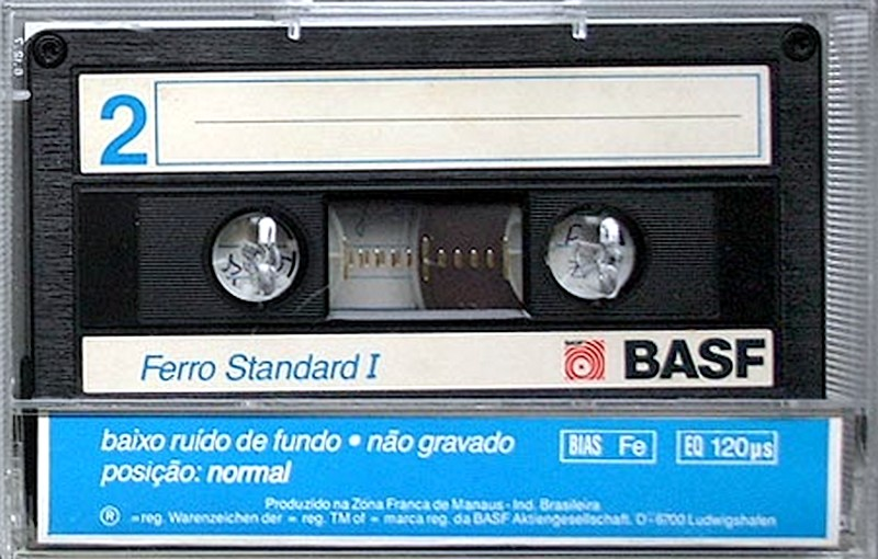 Compact Cassette BASF Ferro Standard I 46 Type I Normal 1985 Brazil