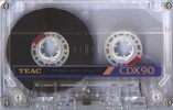 Compact Cassette Teac CDX 90 Type I Normal 1990 Europe