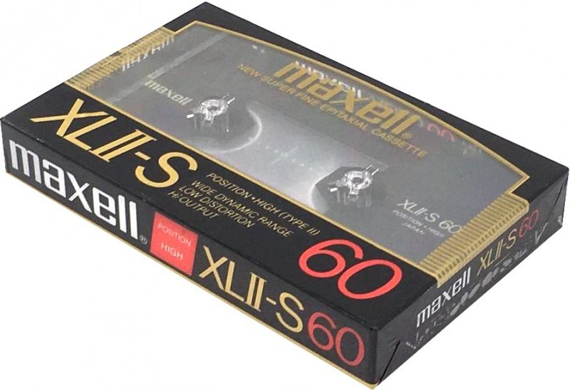 Compact Cassette Maxell XLII-S 60 Type II Chrome 1986 Japan