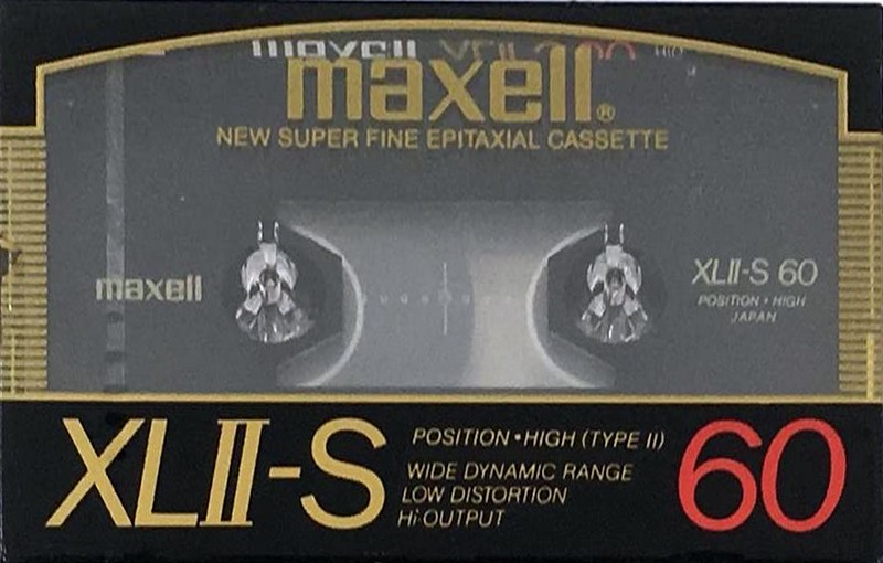 Compact Cassette Maxell XLII-S 60 Type II Chrome 1986 Japan