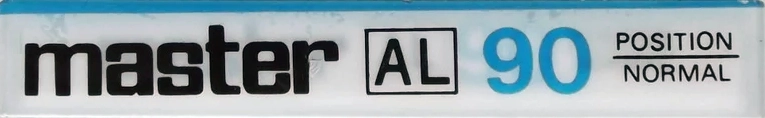 Compact Cassette Master AL 90 "small data" Type I Normal 1983 Worldwide