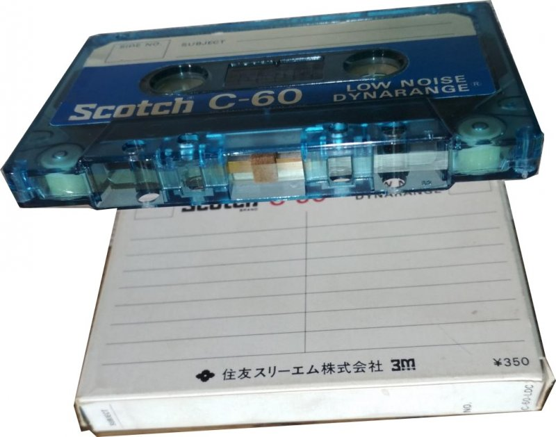 Compact Cassette Scotch Dynarange 60 "C-60-LDC" Type I Normal 1973 Japan