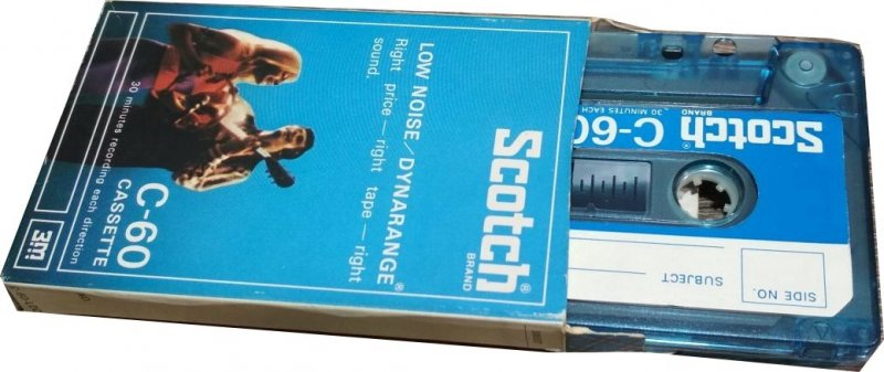 Compact Cassette Scotch Dynarange 60 "C-60-LDC" Type I Normal 1973 Japan