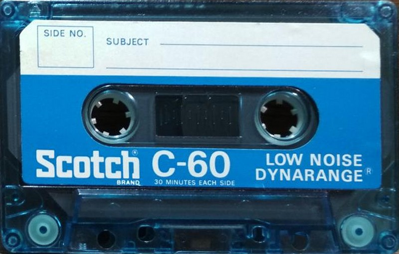 Compact Cassette Scotch Dynarange 60 "C-60-LDC" Type I Normal 1973 Japan