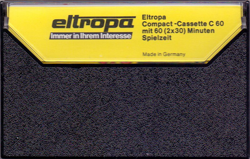 Compact Cassette Eltropa 60 Type I Normal 1979 Germany