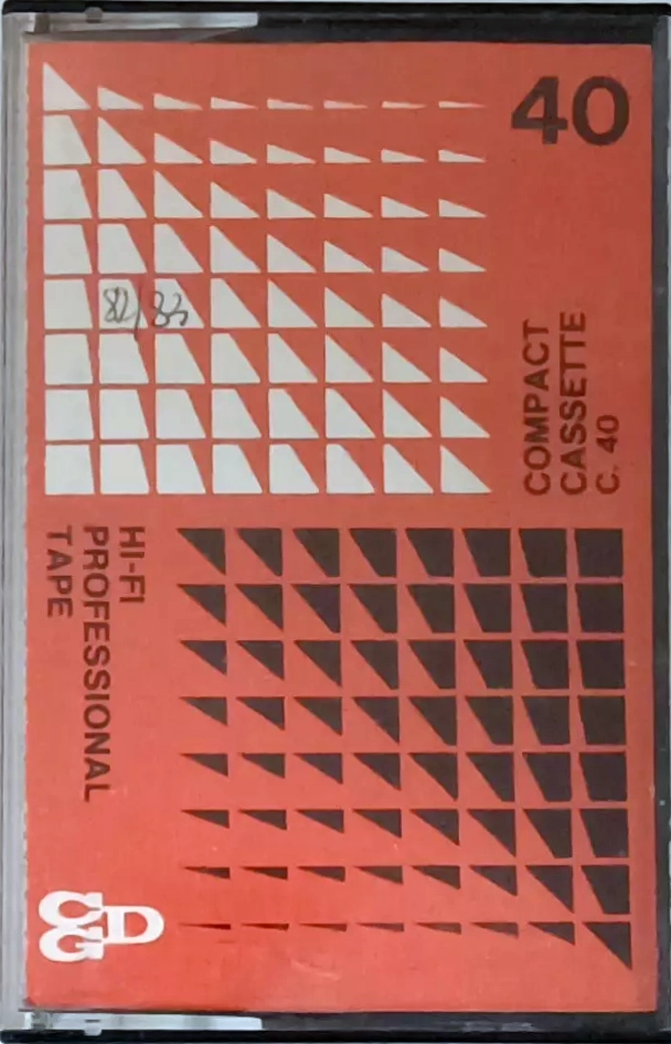Compact Cassette CDG 40 Type I Normal 1982 Italy