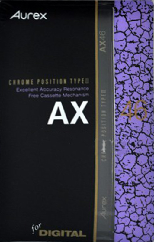Compact Cassette Aurex AX 46 Type II Chrome 1990 Japan