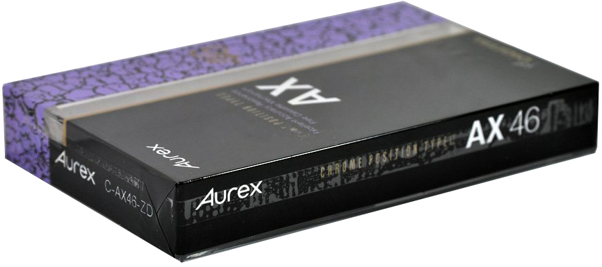 Compact Cassette Aurex AX 46 Type II Chrome 1990 Japan