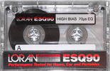 Compact Cassette Loran ESQ 90 Type II Chrome USA