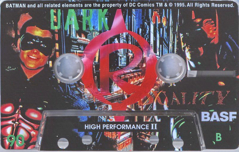 Compact Cassette BASF High Performance II 90 "Batman Forever Edition I" Type II Chrome 1995 Europe