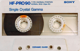 Compact Cassette Sony HF-Pro 90 "HF-PRO 90N" Type I Normal 1986 Japan