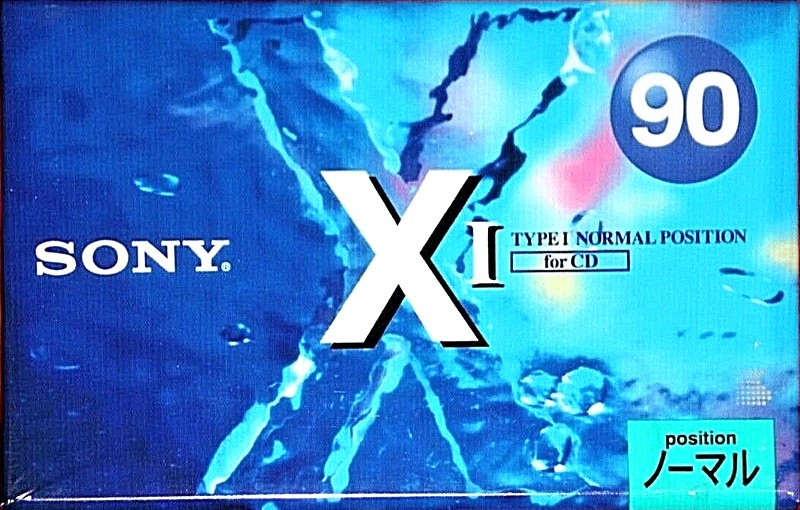 Compact Cassette Sony XI 90 "C-90X1B" Type I Normal 1994 Japan