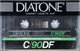 Compact Cassette Diatone DF 90 Type I Normal 1983 Japan
