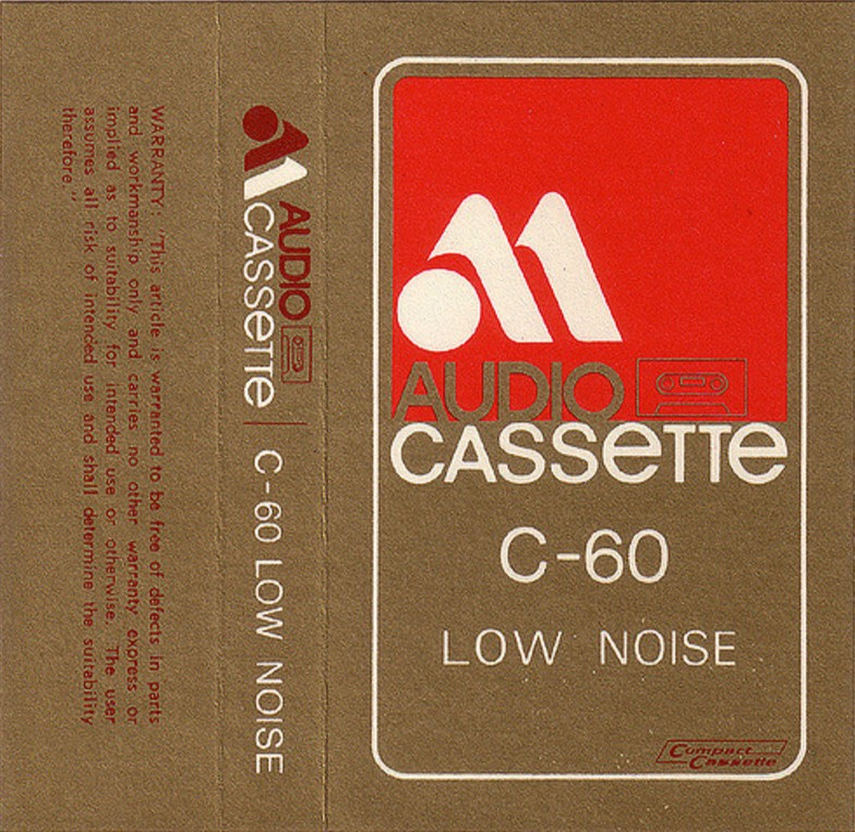Compact Cassette Audio Magnetics 60 Type I Normal 1970 Europe