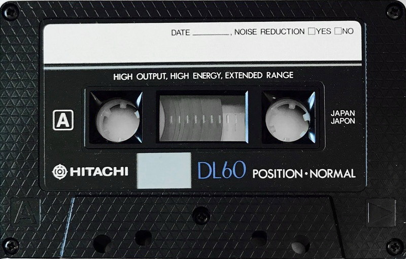Compact Cassette Hitachi DL 60 Type I Normal 1990 Europe