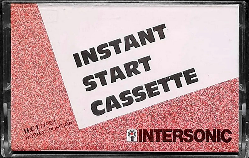 Compact Cassette Intersonic "Instant Start" Type I Normal Hong Kong