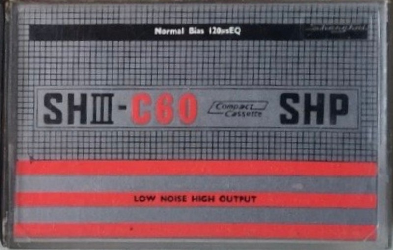 Compact Cassette Shanghai SH-III 60 "SHP" Type I Normal China