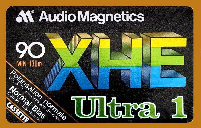 Compact Cassette Audio Magnetics XHE Ultra 1 90 Type I Normal 1979 Canada
