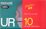 Compact Cassette Maxell UR 10 "UR10(F)" Type I Normal 1992 Japan