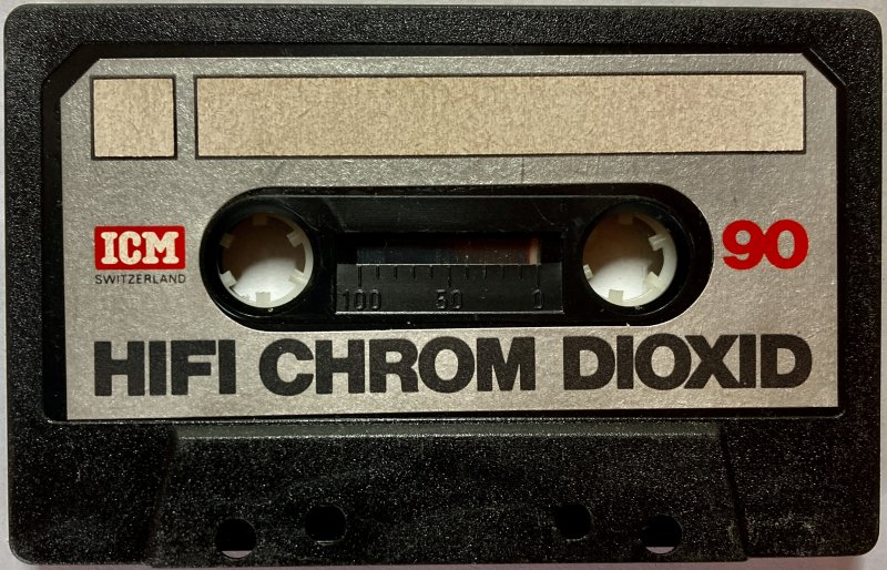 Compact Cassette ICM HIFI Chrom Dioxid 90 Type II Chrome 1978 Europe