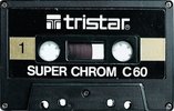 Compact Cassette Tristar 60 "Super Chrom" Type II Chrome 1984 Germany