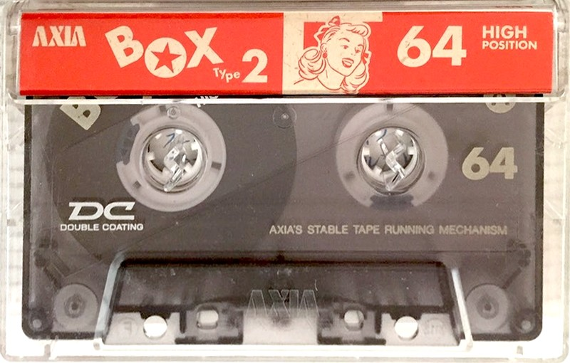 Compact Cassette AXIA Box 2 64 "BOX2A 64" Type II Chrome 1995 Japan
