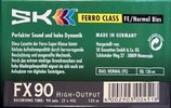 Compact Cassette SK FX II 90 Type I Normal 1997 Europe
