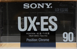 Compact Cassette Sony UX-ES 90 Type II Chrome 1988 Europe