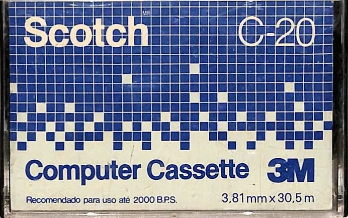 Compact Cassette Scotch 20 Computer Cassette Brazil