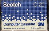 Compact Cassette Scotch 20 Computer Cassette Brazil