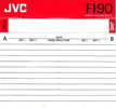 Compact Cassette JVC FI 90 "F1-90S" Type I Normal 1988 North America